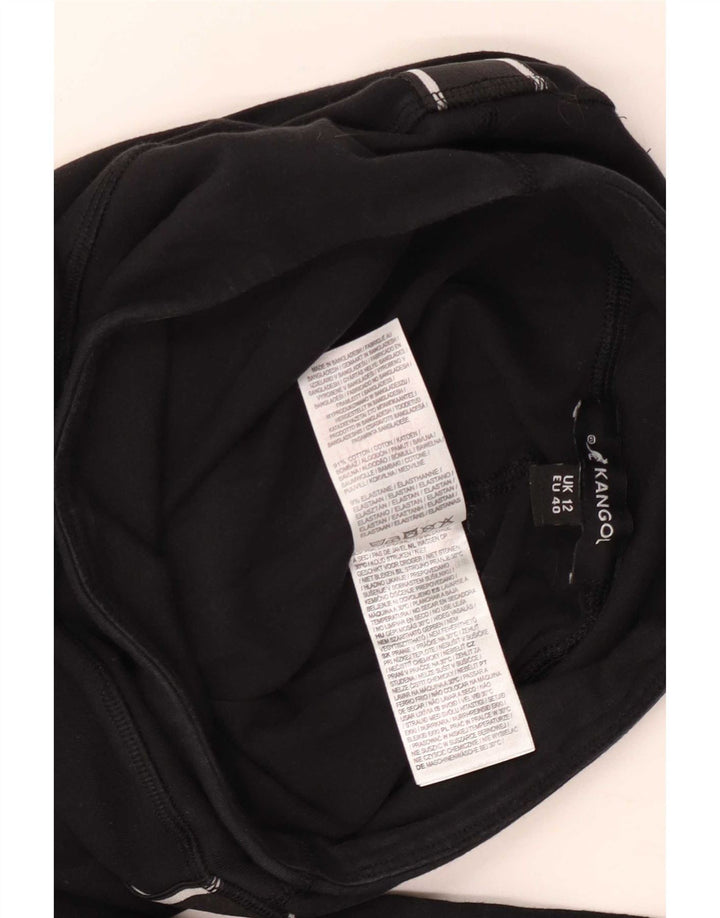 Kangol Leggings gráficos para mujer UK 42 Mediano Algodón negro