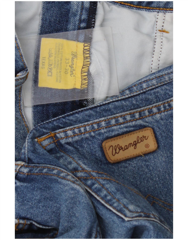 WRANGLER Vaqueros rectos Texas para hombre W33 L30 Algodón azul