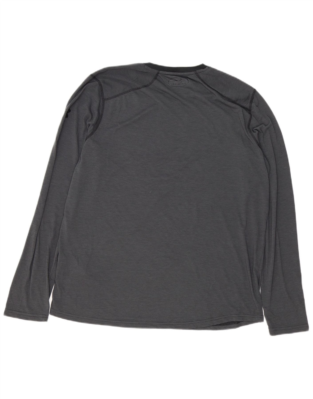 UNDER ARMOUR Camiseta Heat Gear para hombre de manga larga poliéster gris grande