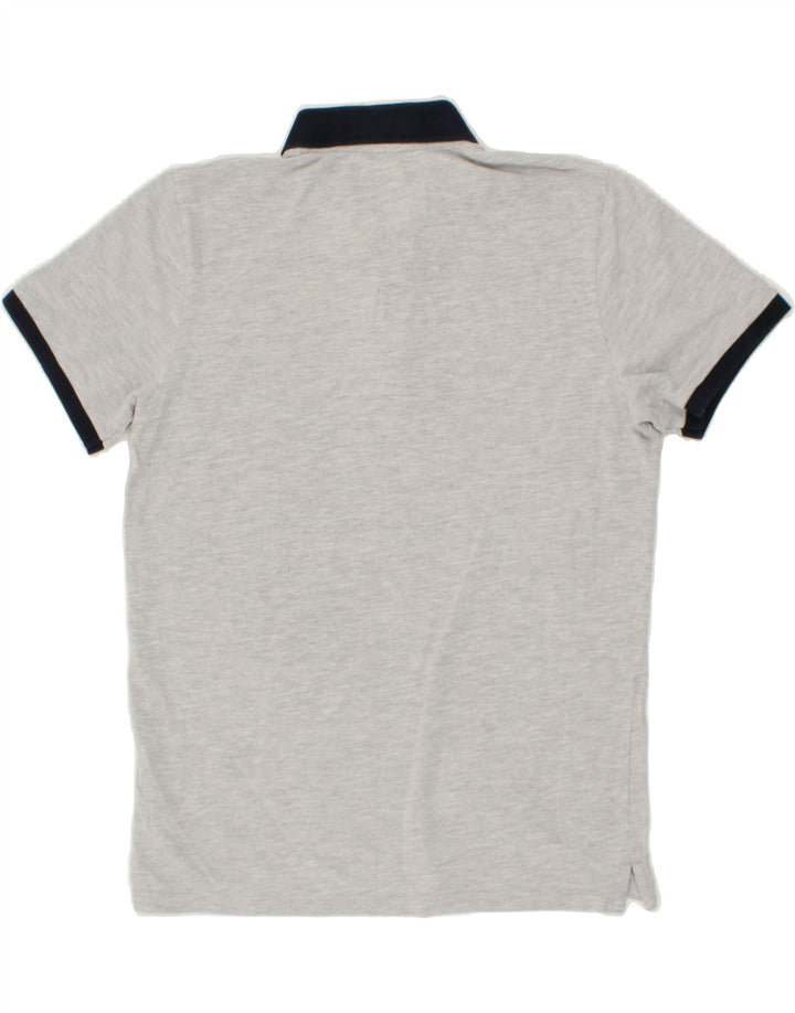 JACK & JONES Mens Polo Shirt Large Grey Cotton Vintage Jack & Jones and Second-Hand Jack & Jones from Messina Hembry 