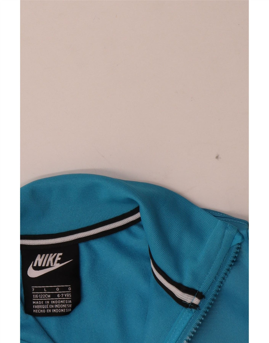 Nike - Chaqueta de chándal con gráfico para niños de 6 a 7 años, color azul grande