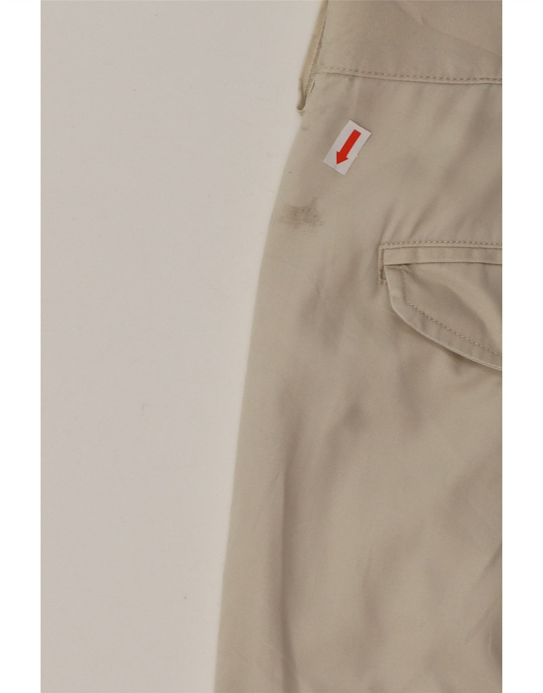 POLO RALPH LAUREN Pantalón chino con pinzas para hombre W38 L32 Algodón beige
