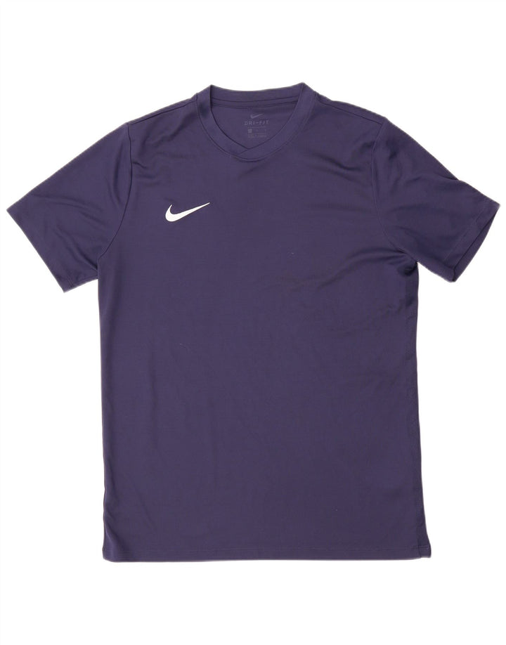 Camiseta Nike Dri Fit para hombre, talla grande, poliéster azul marino