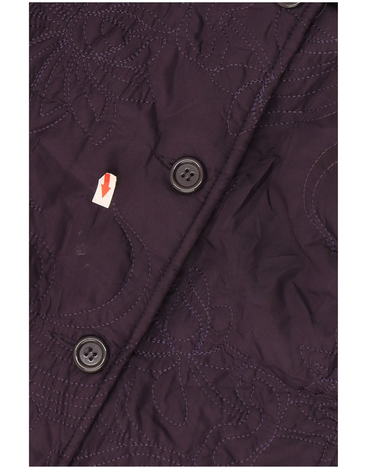 Marks & Spencer Abrigo Autograph para Mujer UK 40 XL Poliéster Púrpura
