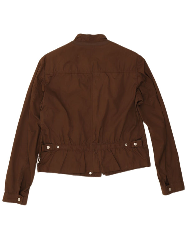 Geox Chaqueta Bomber para Mujer UK 40 Grande Poliéster Marrón