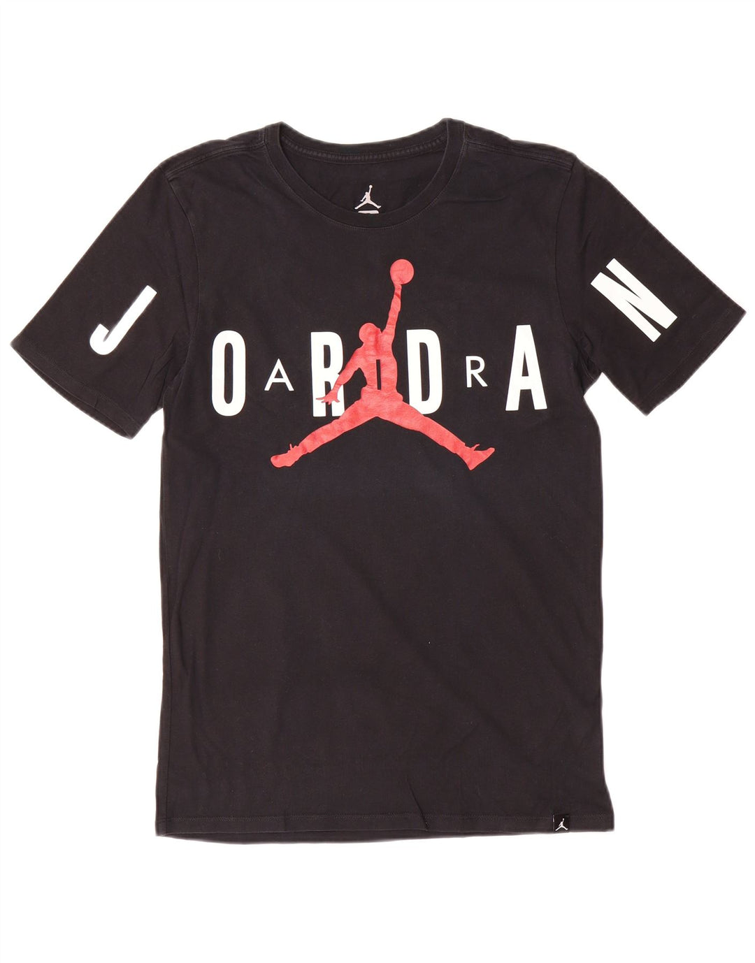 Jordan - Camiseta gráfica para hombre, talla pequeña, algodón negro