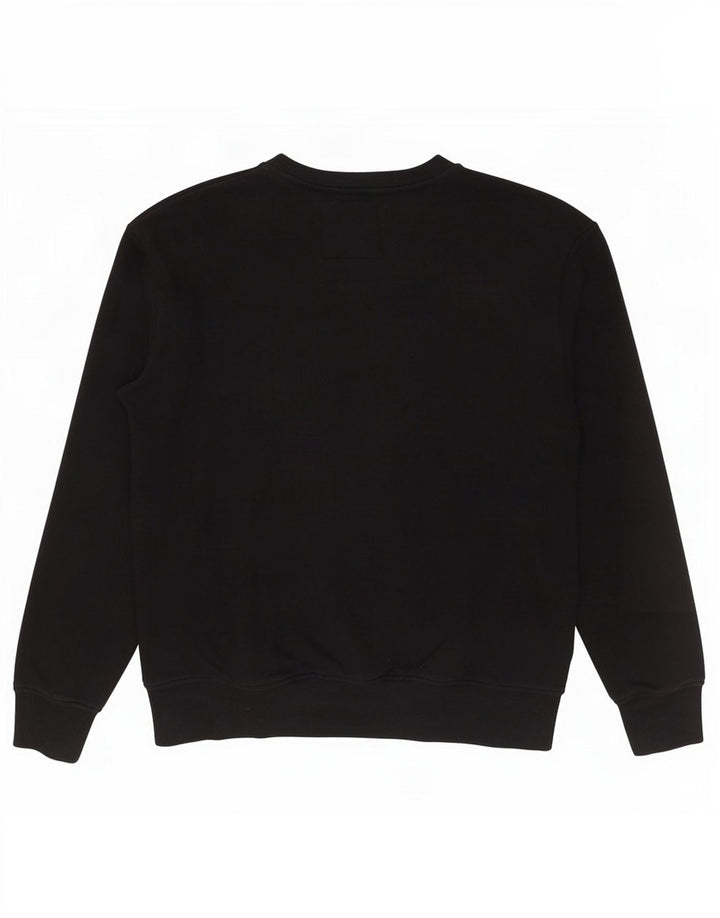 G-Star Hombre Sudadera Gráfica Jumper Large Algodón Negro