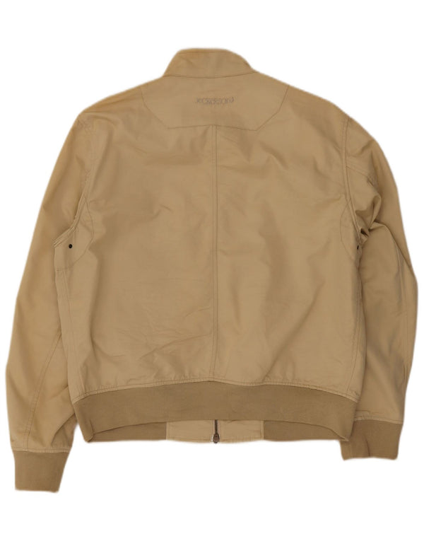 Jeckerson Chaqueta Bomber para Hombre UK 42 XL Algodón Beige