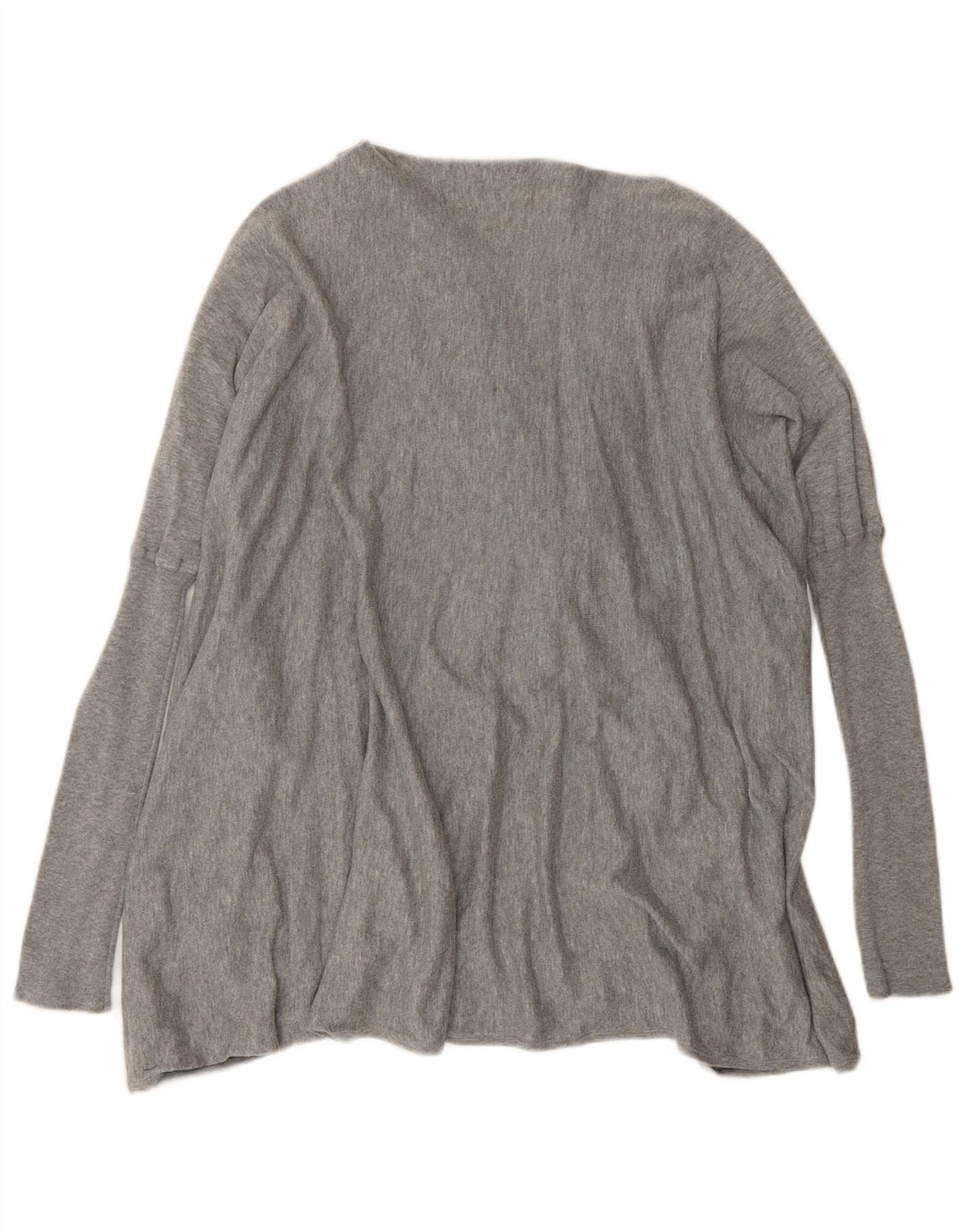 All Saints Jersey extragrande con cuello en V para mujer UK 44 Gris medio