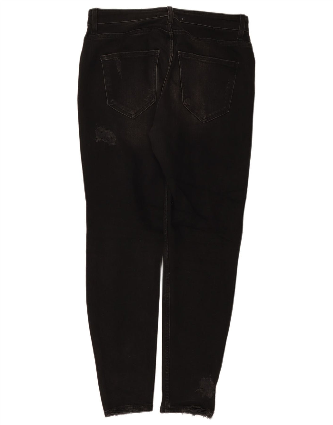 Zara Jeans ajustados desgastados para hombre EU 40 Medium W31 L28 Algodón negro