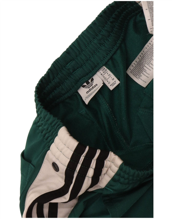Adidas Mujer Shorts Deportivos Gráficos Poliéster Color Block Verde Medio