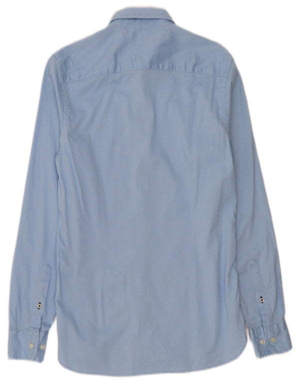 Camisa Tommy Hilfiger Hombre Slim Fit XS Algodón Azul