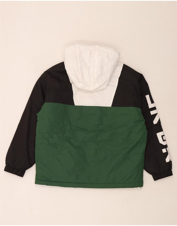 Zara Mens Loose Fit Graphic Chaqueta Acolchada UK 36 Small Multicolor