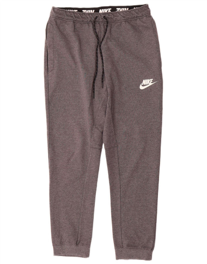 Pantalones De Chándal Nike Hombre Joggers De Algodón Moteado Gris Medio