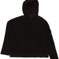 NIKE Womens Hooded Fleece Jumper UK 16 Large Black Polyester Vintage Nike and Second-Hand Nike from Messina Hembry 