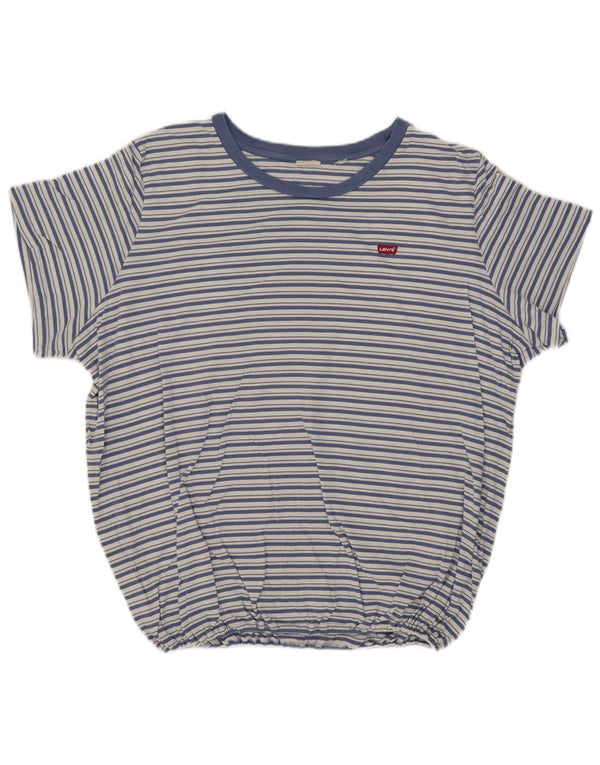 Levi's Camiseta para hombre Top 3XL Azul Rayas