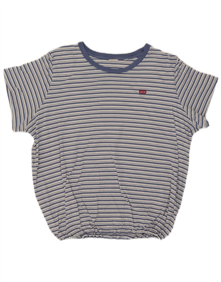 Levi's Camiseta para hombre Top 3XL Azul Rayas