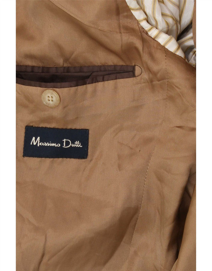 Massimo Dutti Chaqueta Blazer De 3 Botones Hombre EU 56 XL Beige