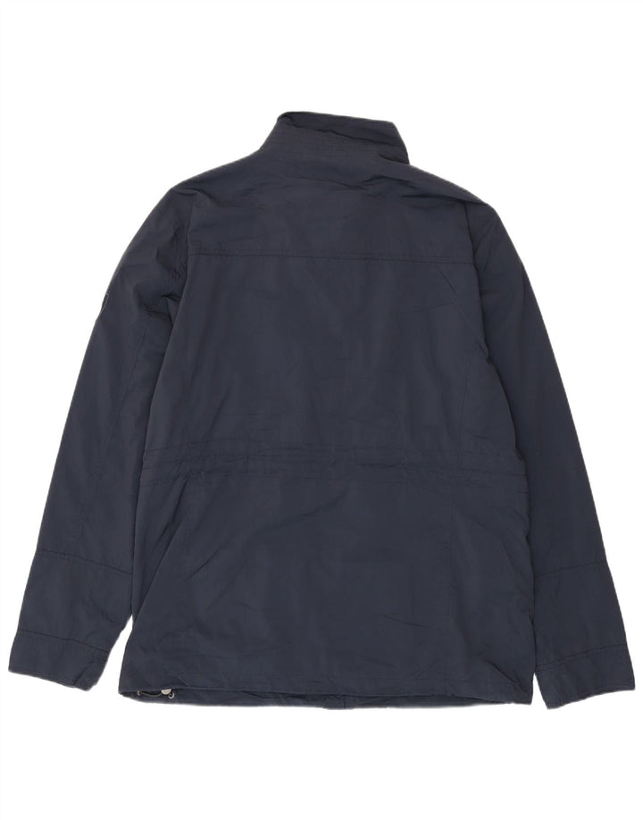 TOMMY HILFIGER Chaqueta utilitaria para hombre UK 42 XL Azul marino Poliéster