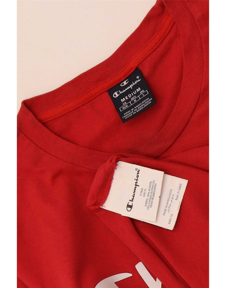 Champion Camiseta Gráfica para Hombre Top Medium Rojo