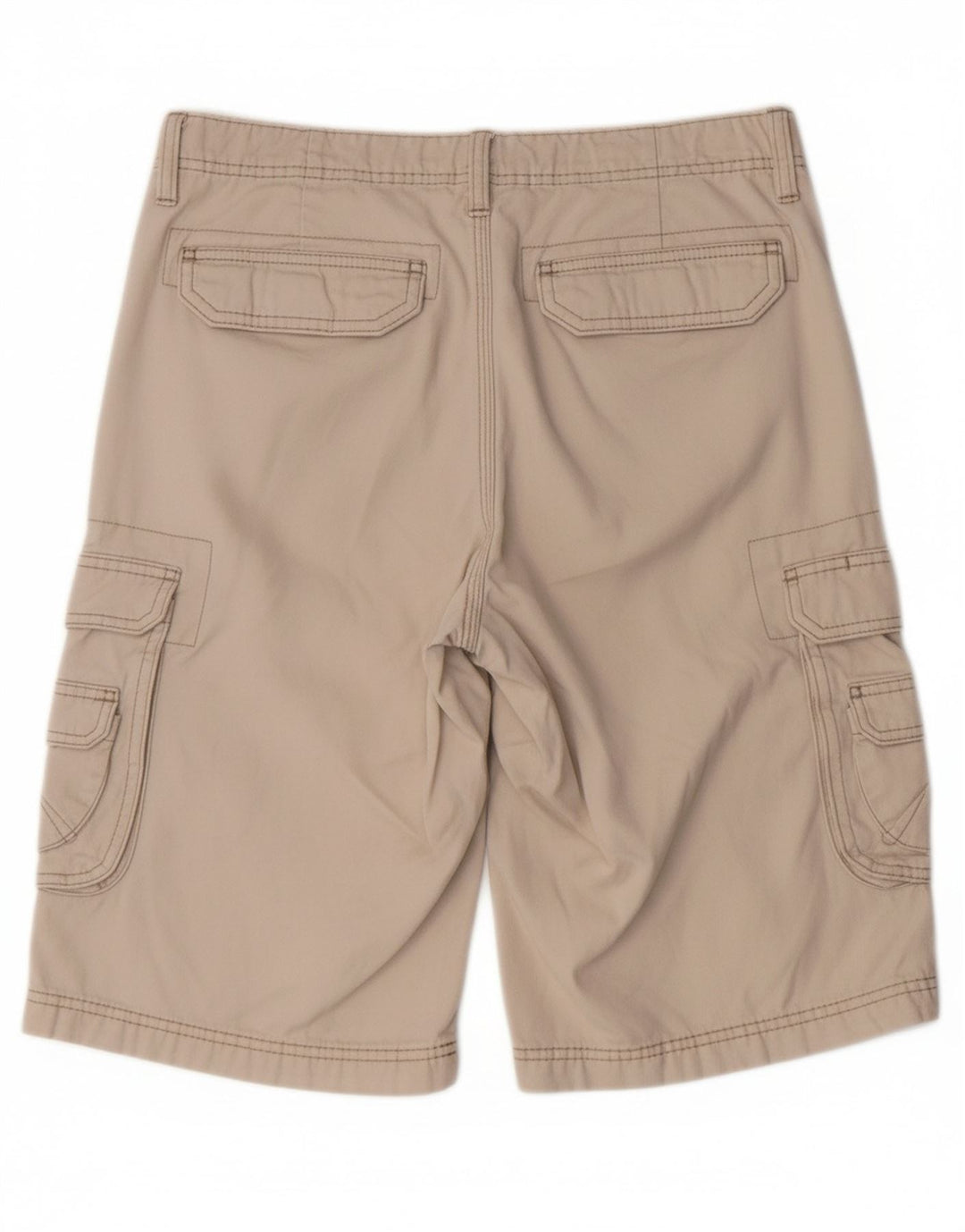 LEE Boys Regular Fit Cargo Shorts 15-16 Years W30 Beige Cotton