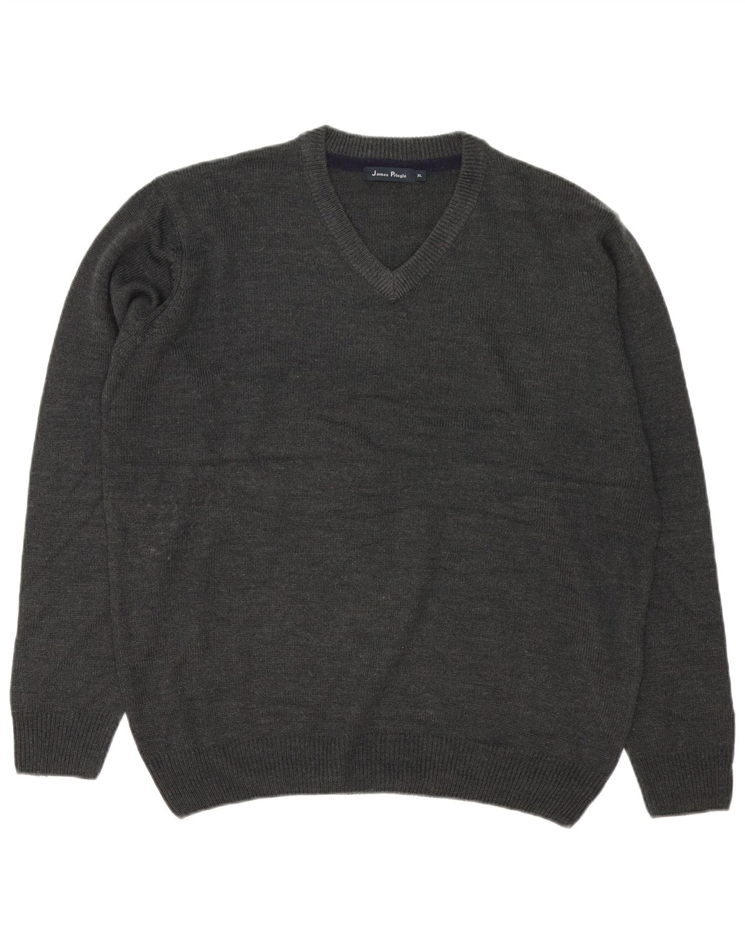 James Pringle Suéter con Cuello en V para Hombre XL Acrílico Gris Gris