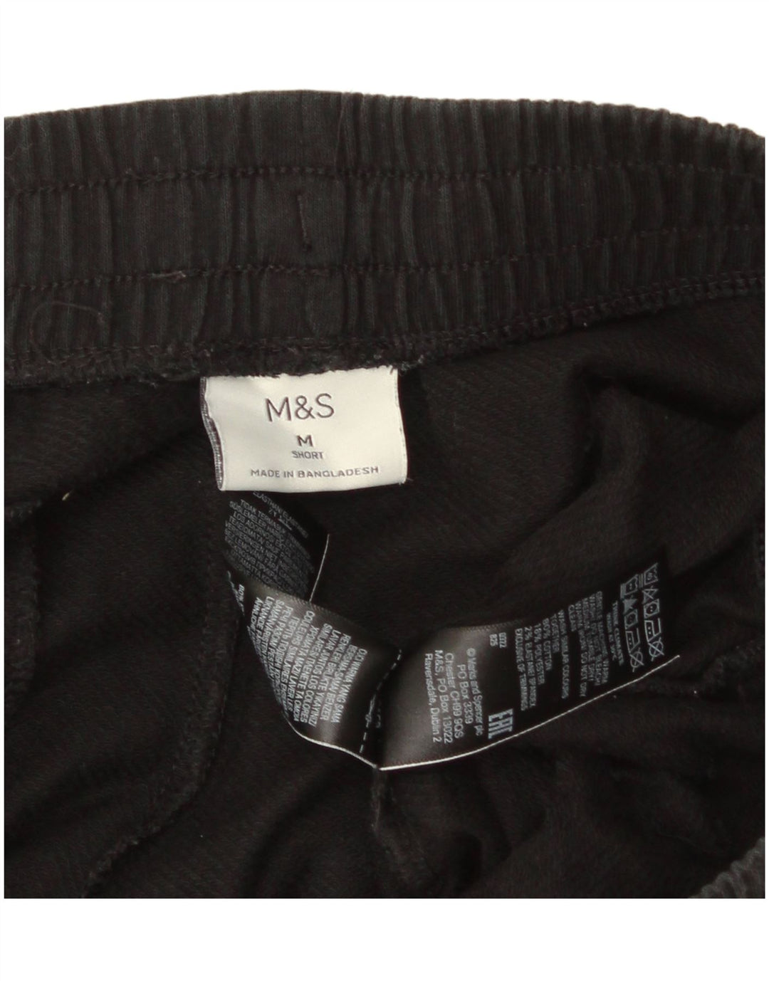 Marks & Spencer Pantalones De Chándal Para Hombre Algodón Negro Mediano