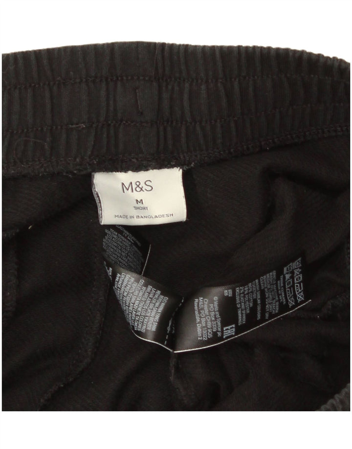 Marks & Spencer Pantalones De Chándal Para Hombre Algodón Negro Mediano