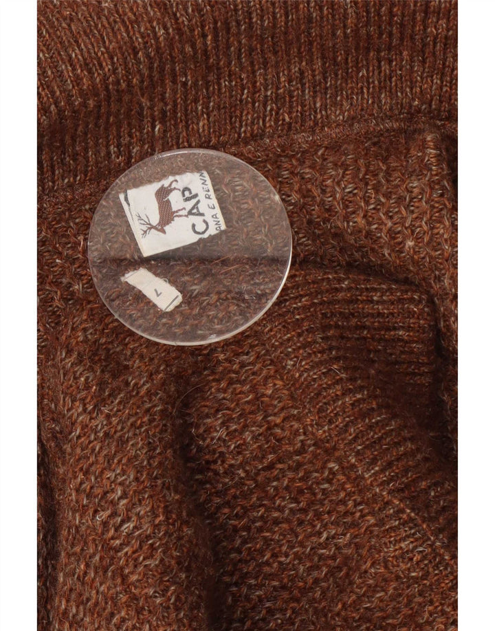 Sercap Cárdigan para hombre color marrón medio