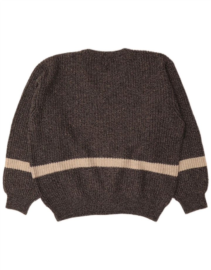 Levi's Jersey con cuello en V de lana gris grande para hombre