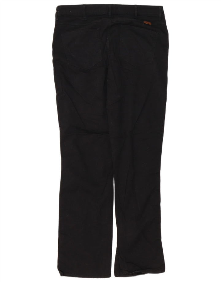 WRANGLER Pantalones informales rectos Sara para mujer W33 L32 Algodón negro