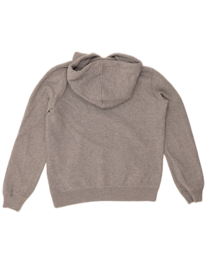 JACK WILLS Jersey con capucha gráfico para mujer UK 8 Small Gris Algodón