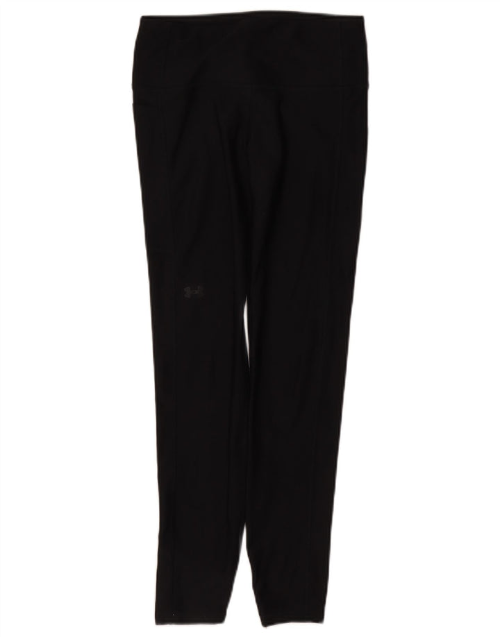 Under Armour Leggings Heat Gear para mujer UK 10 Small Poliéster negro