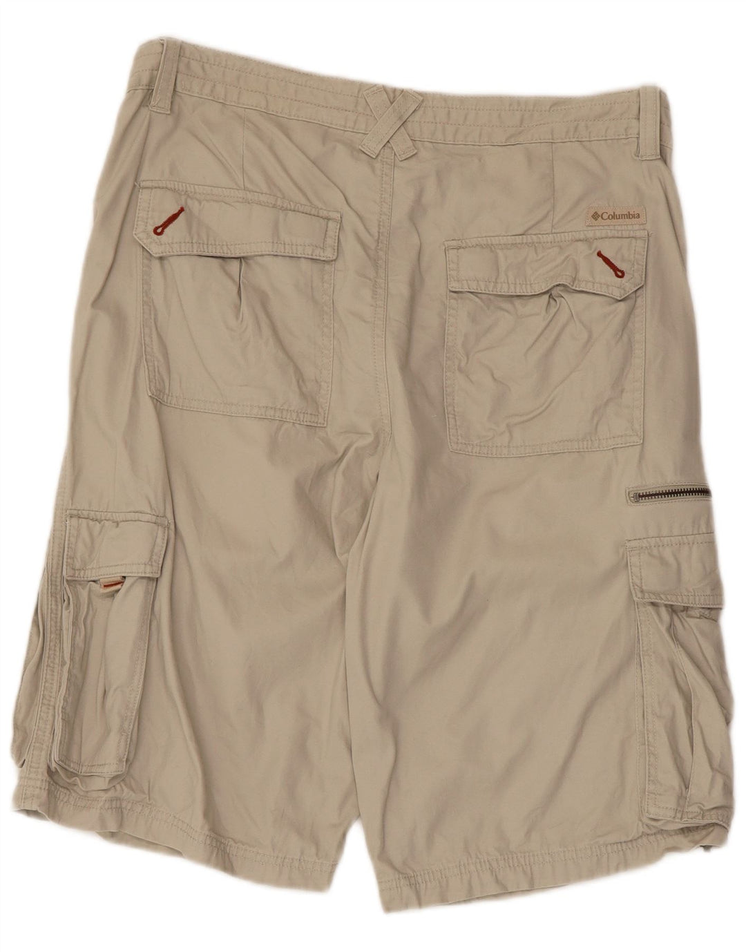 Columbia Pantalones cortos cargo para hombre W34 Algodón beige grande