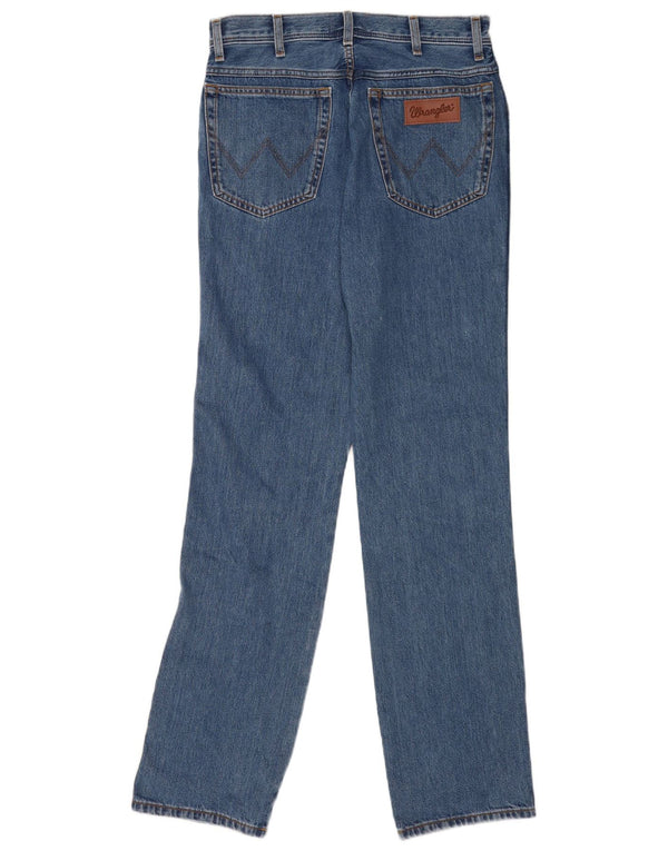 Wrangler Vaqueros rectos Texas para hombre W32 L36 Algodón azul