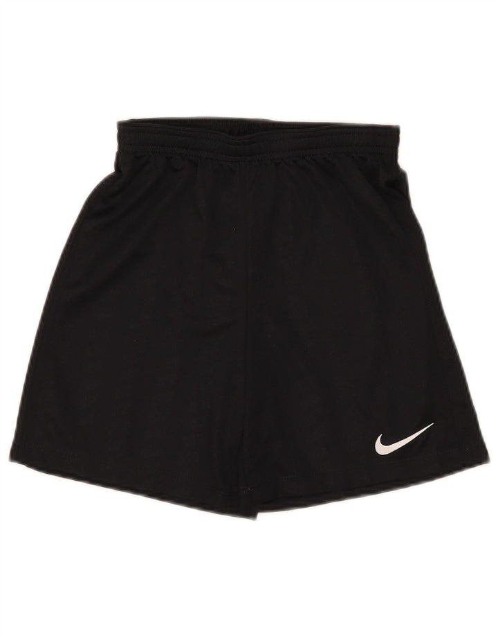 Nike Pantalones cortos deportivos Dri Fit para niños 10-11 años Mediano Negro Poliéster