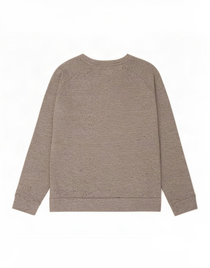Zara Hombre Sudadera Jumper Large Gris Moteado Poliéster