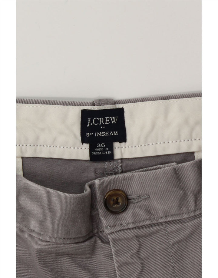 J. CREW Pantalones cortos chinos para hombre W36 Algodón gris grande