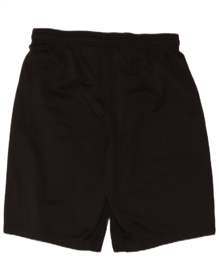 Macron Mens Udinese Calcio Sport Shorts Grande Poliéster Negro