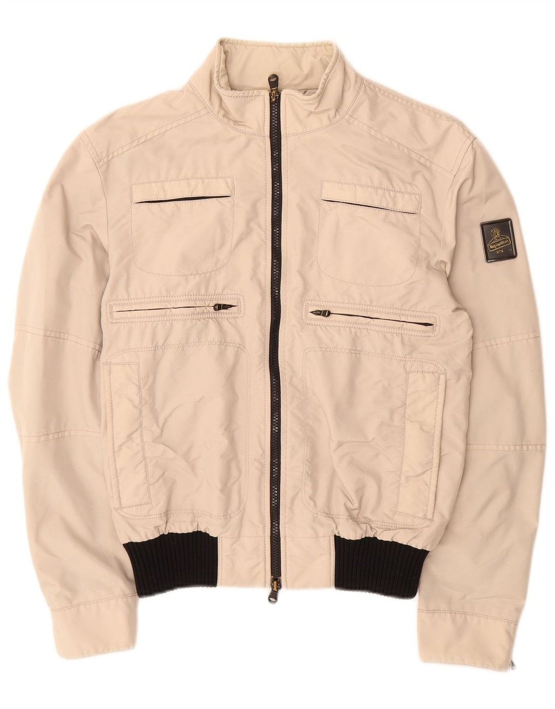 Refrigiwear Chaqueta Bomber Cruz para Mujer Reino Unido 14 Poliamida Beige Medio