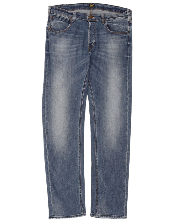 Vaqueros Lee Daren Slim para Hombre W36 L34 Algodón Azul