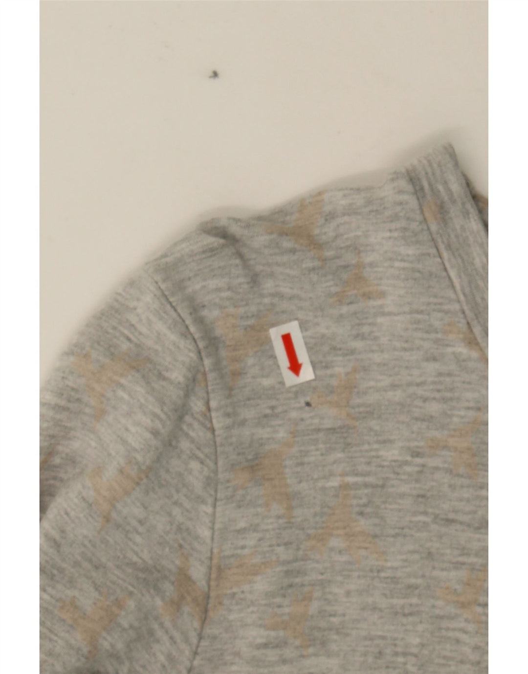 OASIS Womens Graphic Sweatshirt Jumper UK 16 Large Grey Viscose Vintage Oasis and Second-Hand Oasis from Messina Hembry 