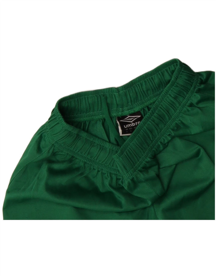 UMBRO Shorts deportivos para hombre Small Green Colourblock Poliéster