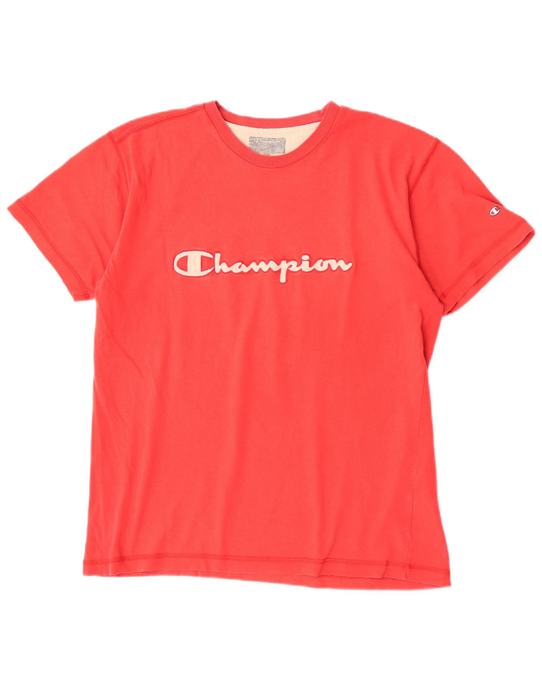 Champion Camiseta Gráfica Para Hombre Top Grande De Algodón Rojo
