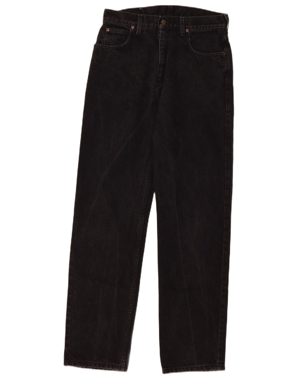 Vaqueros Lee Portland Rectos para Mujer W32 L34 Algodón Negro