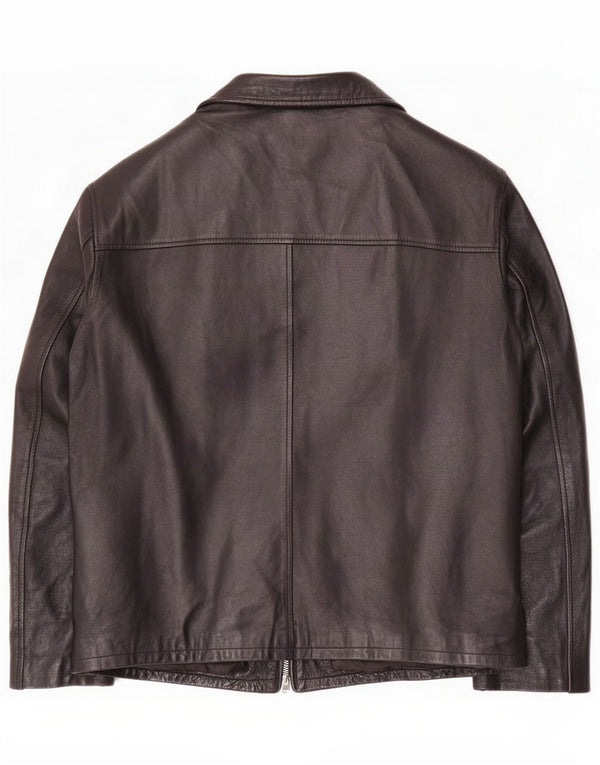 Conbipel Chaqueta de cuero para hombre IT 52 Large Black