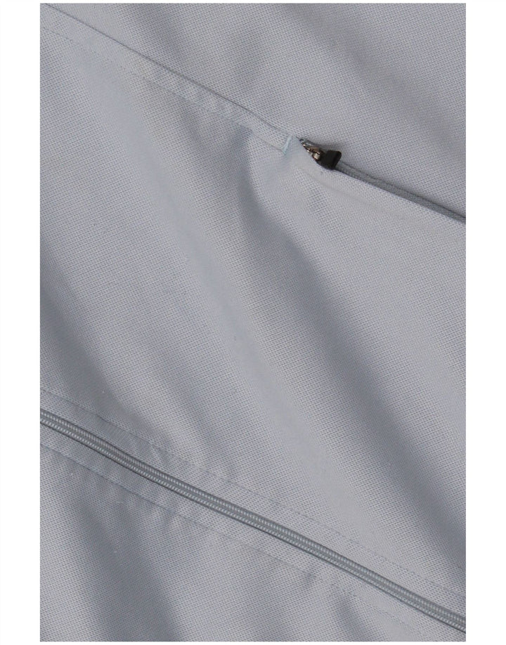 KAPPA Chaqueta de chándal para mujer UK 40 Grande Azul Colorblock Poliéster