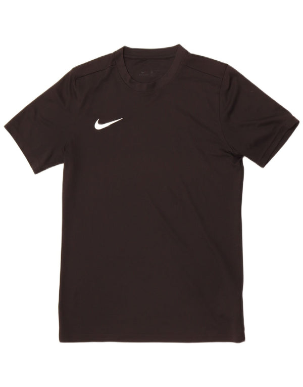 Camiseta Nike Dri Fit para hombre Top poliéster negro mediano