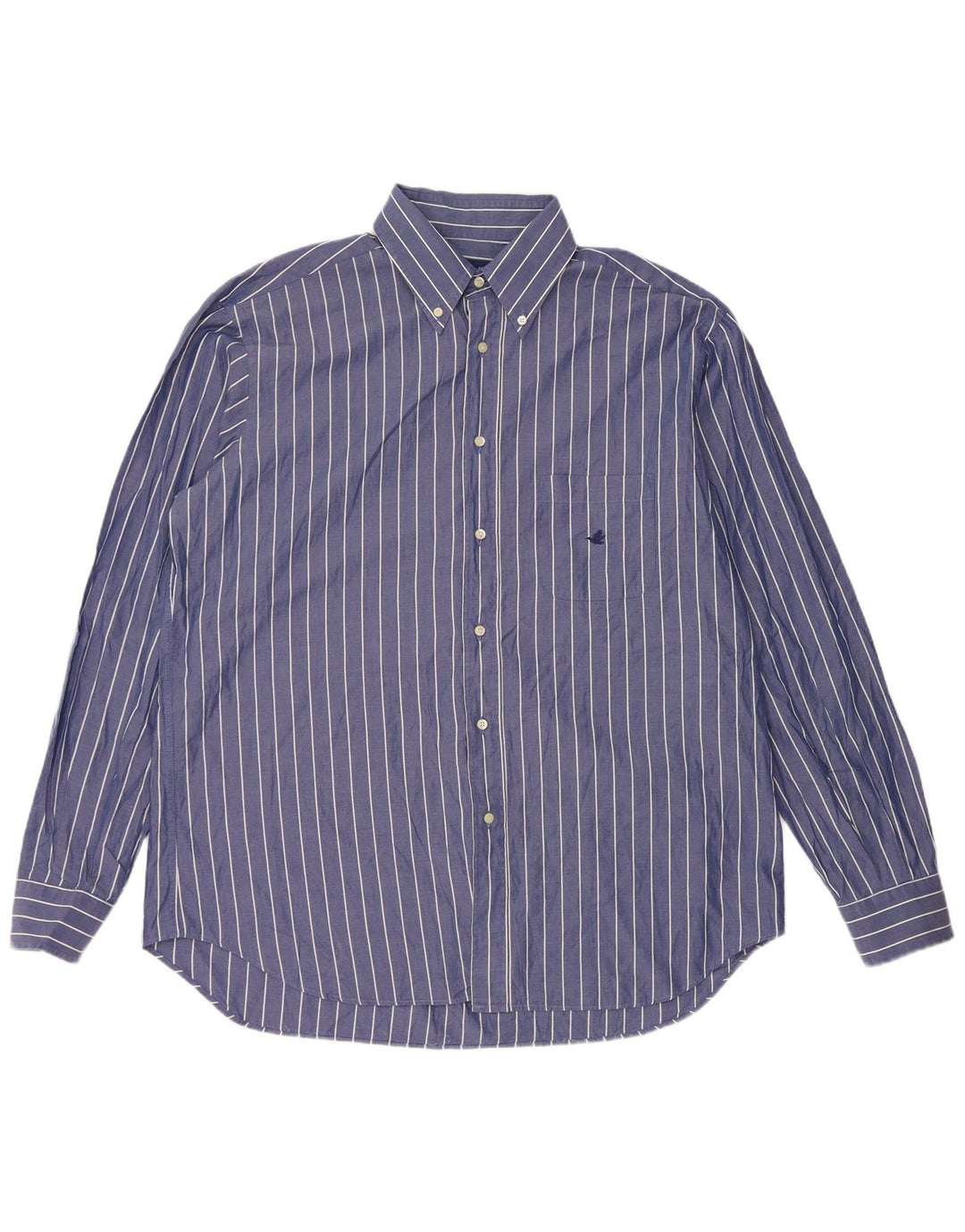 Camisa Brooksfield para hombre talla 43 grande a rayas azules