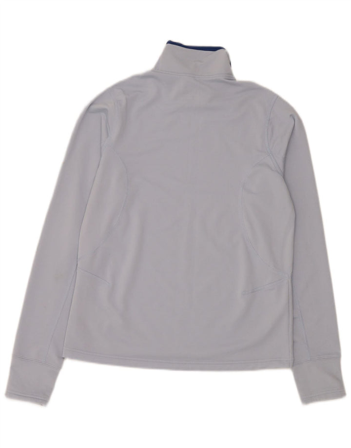 Nike Mujer Dri Fit Regular Top Manga Larga US 8/10 Medio Azul Deportes